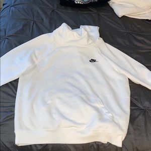 white nike hoodie